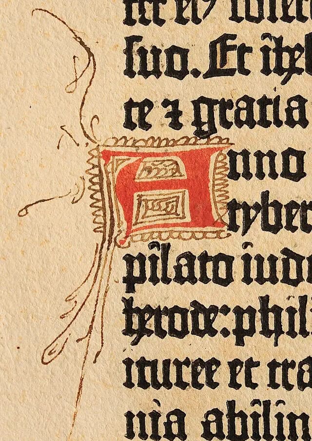 Illustration de Invention de l'imprimerie