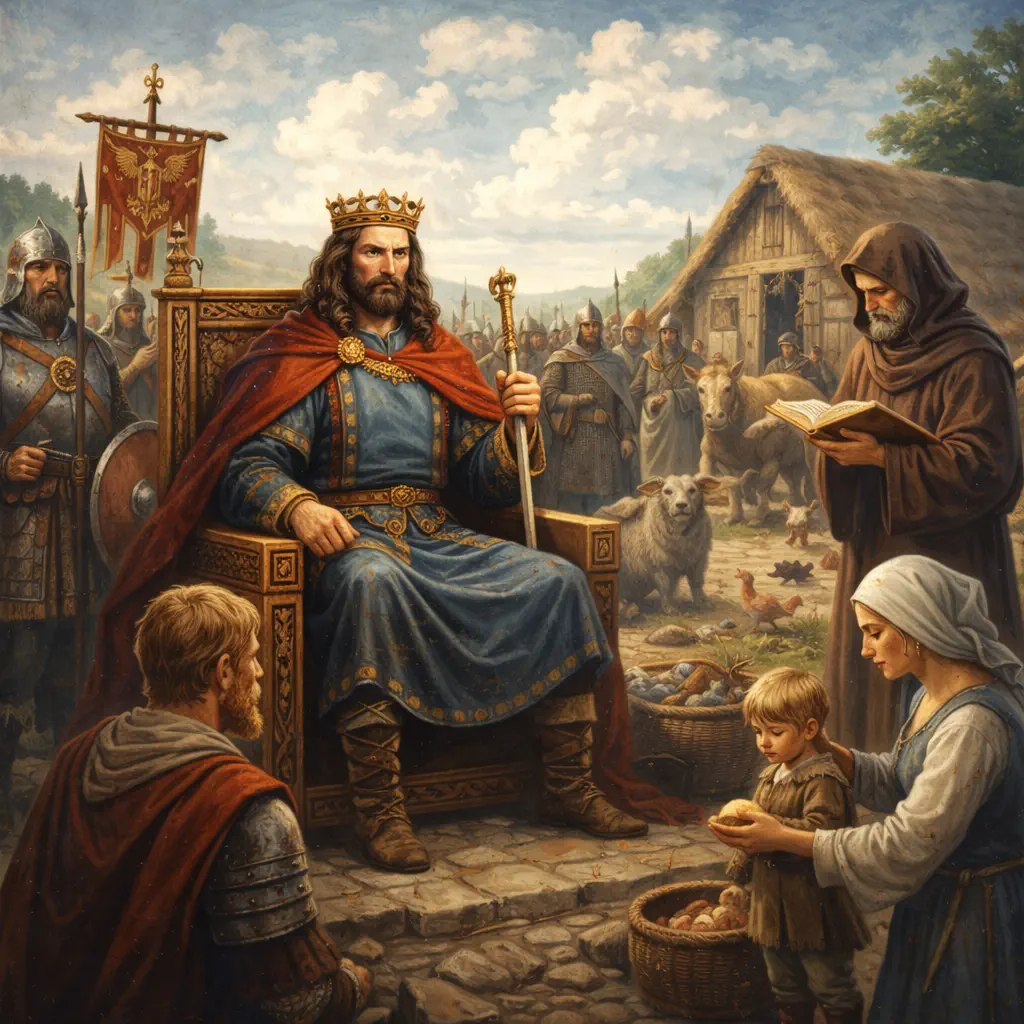 Illustration de Société franque